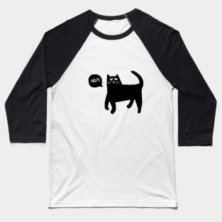 lazy cat Baseball T-Shirt